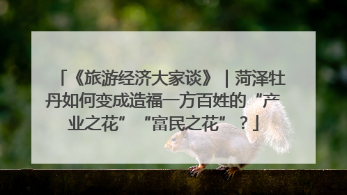 《旅游经济大家谈》｜菏泽牡丹如何变成造福一方百姓的“产业之花”“富民之花”？