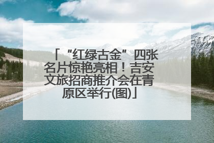 “红绿古金”四张名片惊艳亮相！吉安文旅招商推介会在青原区举行(图)