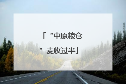 “中原粮仓”麦收过半