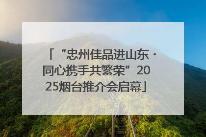 “忠州佳品进山东・同心携手共繁荣”2025烟台推介会启幕
