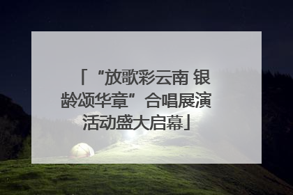“放歌彩云南 银龄颂华章”合唱展演活动盛大启幕