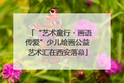 “艺术童行・画语传爱”少儿绘画公益艺术汇在西安落幕