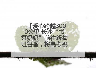 爱心跨越3000公里 长沙“书签奶奶”前往新疆吐鲁番，将高考祝福送给当地考生