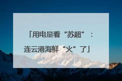 用电量看“苏超”：连云港海鲜“火”了