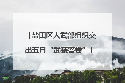 盐田区人武部组织交出五月“武装答卷”