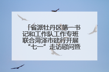省派牡丹区第一书记和工作队工作专班联合菏泽市建行开展“七一”走访慰问暨红色教育活动