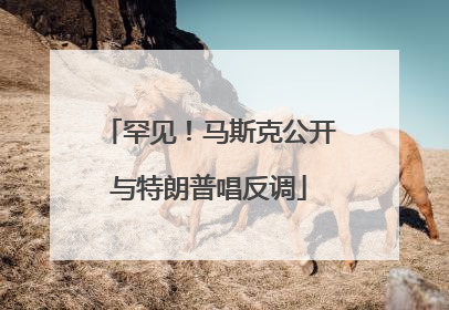 罕见！马斯克公开与特朗普唱反调
