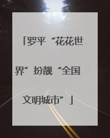 罗平“花花世界”扮靓“全国文明城市”
