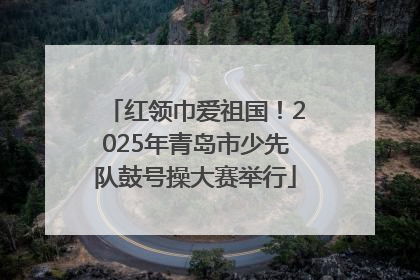 红领巾爱祖国！2025年青岛市少先队鼓号操大赛举行