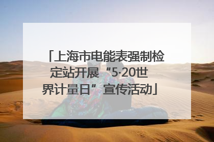 上海市电能表强制检定站开展“5·20世界计量日”宣传活动