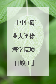 中国矿业大学徐海学院项目竣工