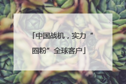 中国战机，实力“圈粉”全球客户