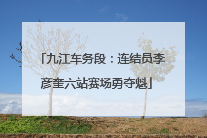 九江车务段：连结员李彦奎六站赛场勇夺魁