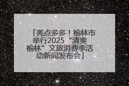 亮点多多！榆林市举行2025“清爽榆林”文旅消费季活动新闻发布会