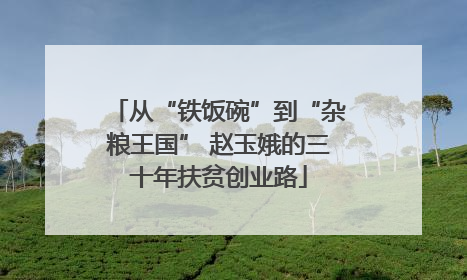 从“铁饭碗”到“杂粮王国” 赵玉娥的三十年扶贫创业路