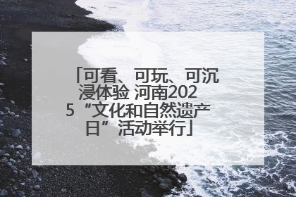 可看、可玩、可沉浸体验 河南2025“文化和自然遗产日”活动举行