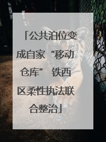 公共泊位变成自家“移动仓库” 铁西区柔性执法联合整治