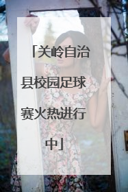 关岭自治县校园足球赛火热进行中