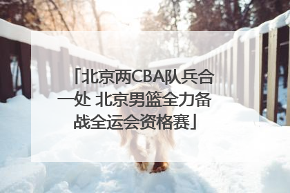 北京两CBA队兵合一处 北京男篮全力备战全运会资格赛
