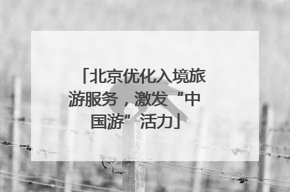 北京优化入境旅游服务，激发“中国游”活力