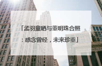 孟羽童晒与董明珠合照：感念曾经，未来珍重