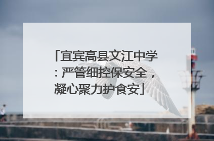 宜宾高县文江中学：严管细控保安全，凝心聚力护食安