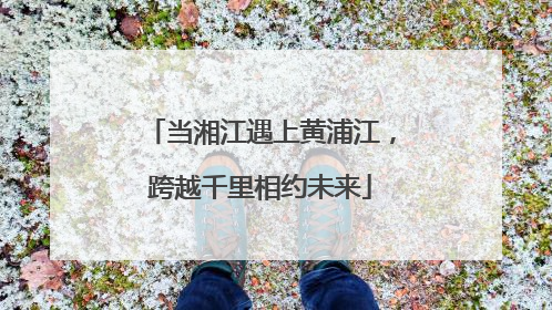 当湘江遇上黄浦江，跨越千里相约未来