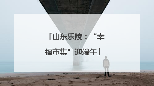山东乐陵：“幸福市集”迎端午