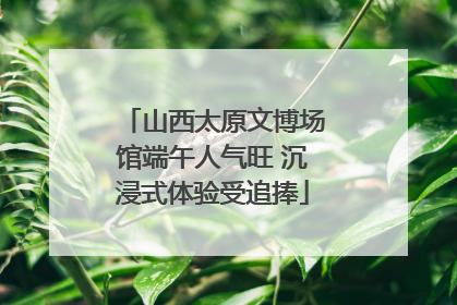 山西太原文博场馆端午人气旺 沉浸式体验受追捧
