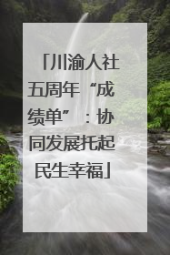 川渝人社五周年“成绩单”：协同发展托起民生幸福