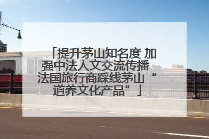 提升茅山知名度 加强中法人文交流传播 法国旅行商踩线茅山“道养文化产品”