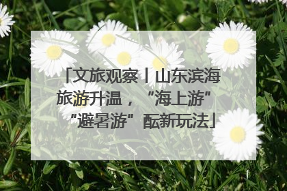 文旅观察丨山东滨海旅游升温，“海上游”“避暑游”酝新玩法