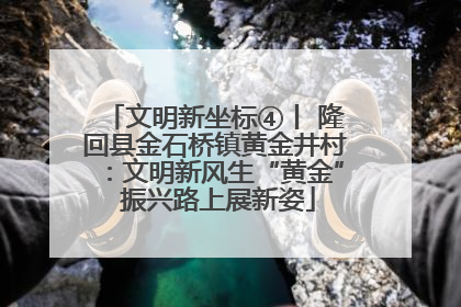 文明新坐标④丨 隆回县金石桥镇黄金井村：文明新风生“黄金” 振兴路上展新姿