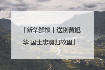 新华鲜报丨送别黄旭华 国士忠魂归故里