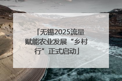 无锡2025流量赋能农业发展“乡村行”正式启动