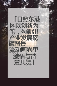 日照东港区以创新为笔，勾勒出产业发展磅礴图景——流动画卷里 激情与诗意共舞