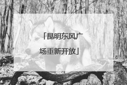 昆明东风广场重新开放