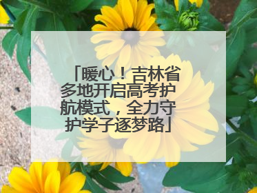 暖心！吉林省多地开启高考护航模式，全力守护学子逐梦路