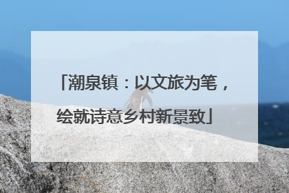 潮泉镇：以文旅为笔，绘就诗意乡村新景致