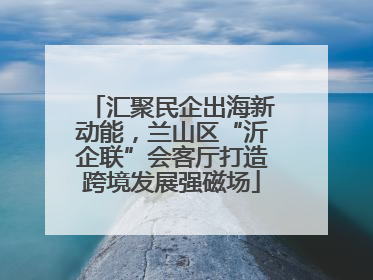 汇聚民企出海新动能，兰山区“沂企联”会客厅打造跨境发展强磁场
