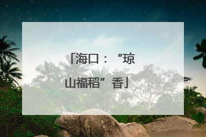 海口：“琼山福稻”香