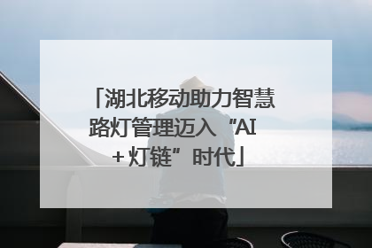 湖北移动助力智慧路灯管理迈入“AI＋灯链”时代