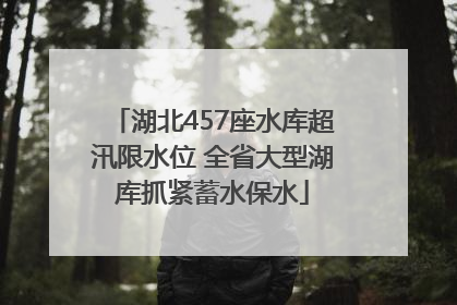 湖北457座水库超汛限水位 全省大型湖库抓紧蓄水保水