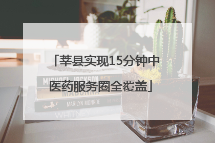 莘县实现15分钟中医药服务圈全覆盖