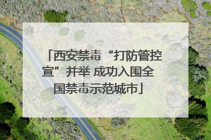 西安禁毒“打防管控宣”并举 成功入围全国禁毒示范城市