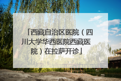 西藏自治区医院（四川大学华西医院西藏医院）在拉萨开诊