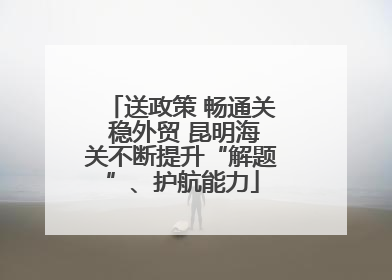 送政策 畅通关 稳外贸 昆明海关不断提升“解题”、护航能力
