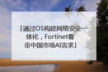 通过OS构建网络安全一体化，Fortinet看重中国市场AI需求