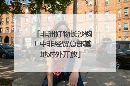 非洲好物长沙购！中非经贸总部基地对外开放