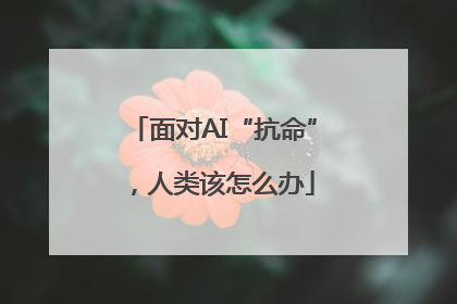面对AI“抗命”，人类该怎么办